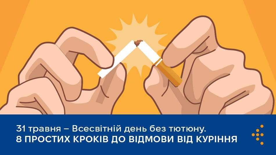 8 простих кроків до відмови від куріння: поради до Всесвітнього дня без тютюну