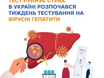 Тиждень тестування на вірусні гепатити: перевіртеся заради свого здоров’я! Тиждень тестування на вірусні гепатити: перевіртеся заради свого здоров’я!